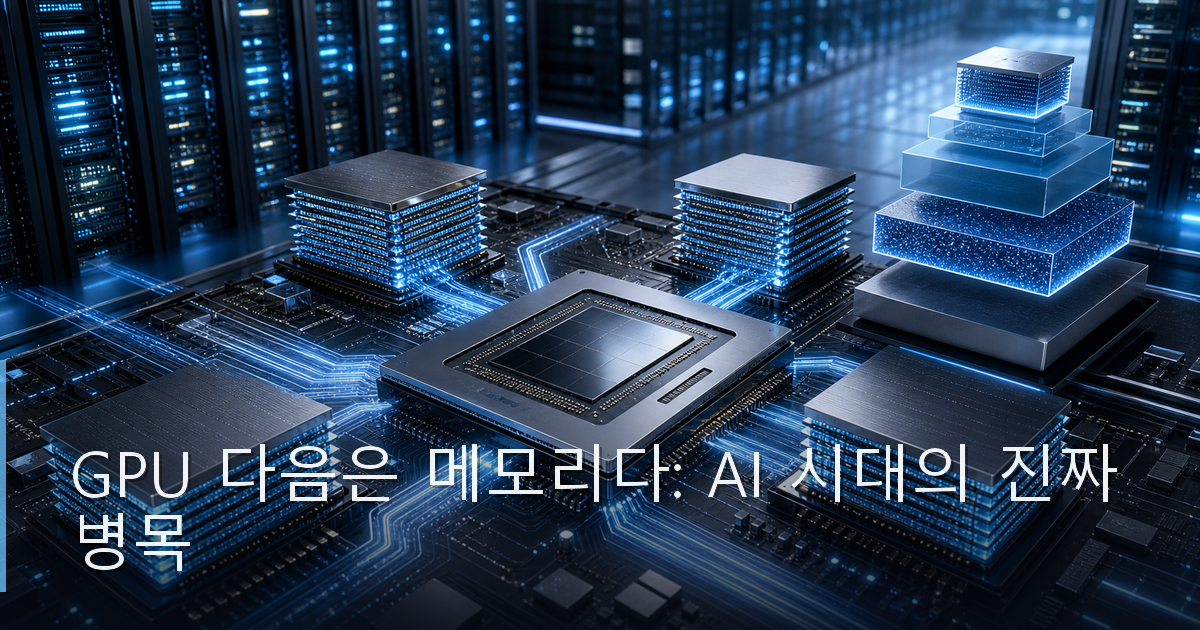 GPU 다음은 메모리다: AI 시대의 진짜 병목